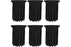 6 Pack 32" Cocktail Table Skirts