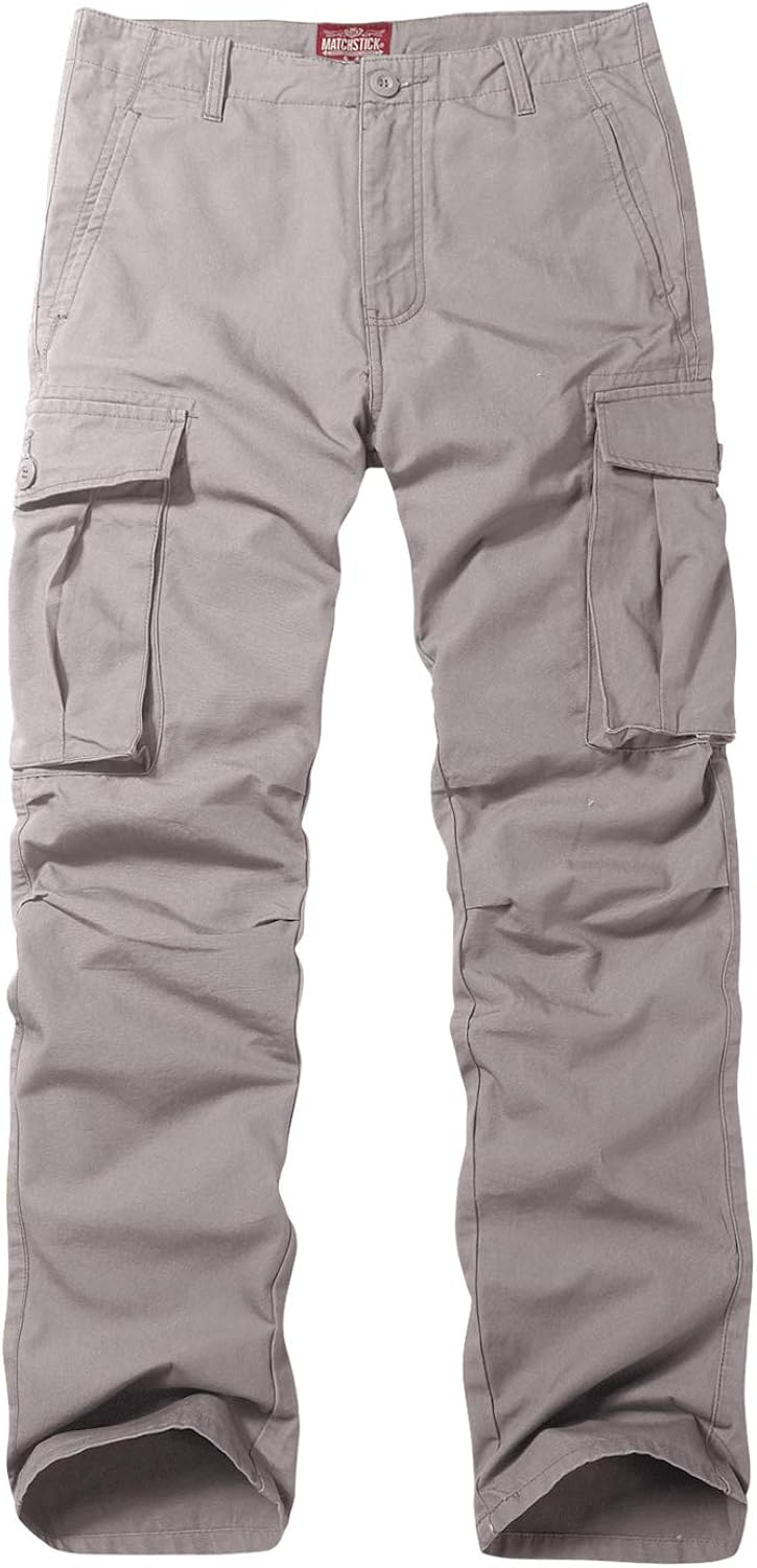 Match Men's Athletic-Fit Cargo Pants 40 6071 Dark Apricot