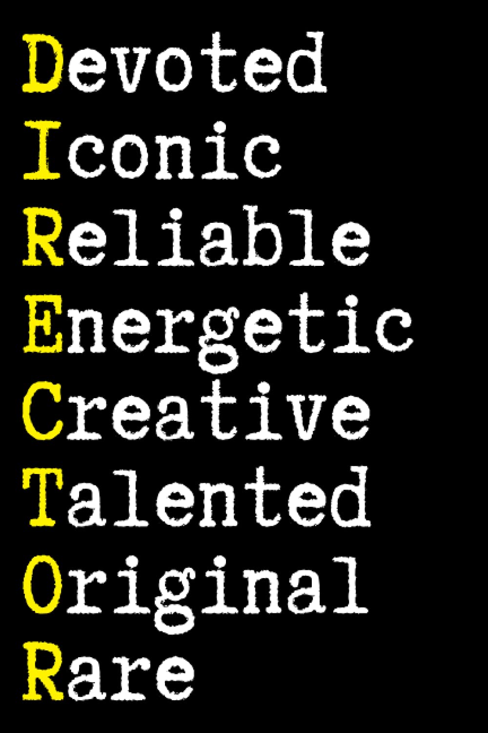 Director: Cute Journal Gift for Director & Filmmaker, Lined Notebook with 120 Pages