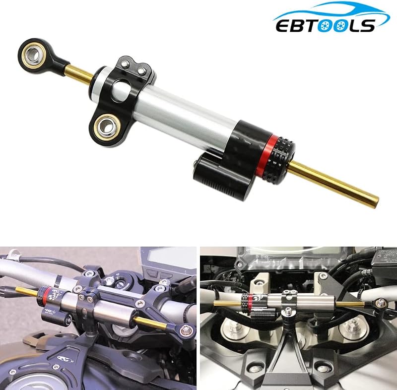EBTOOLS Univerzális Motoros Kormánycsillapító Alumínium Stabilizátor MT07 MT09 MT10 Yamaha Rövid Típus Kormányamortizátor