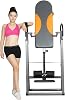 Foldable Inversion Table, Inversion Table with Air Soft Ankle Pads and 350 Lb Capacity, Safe and Portable, Back Stretch Machine for Home Gym, Relieve Spine, Back Pain