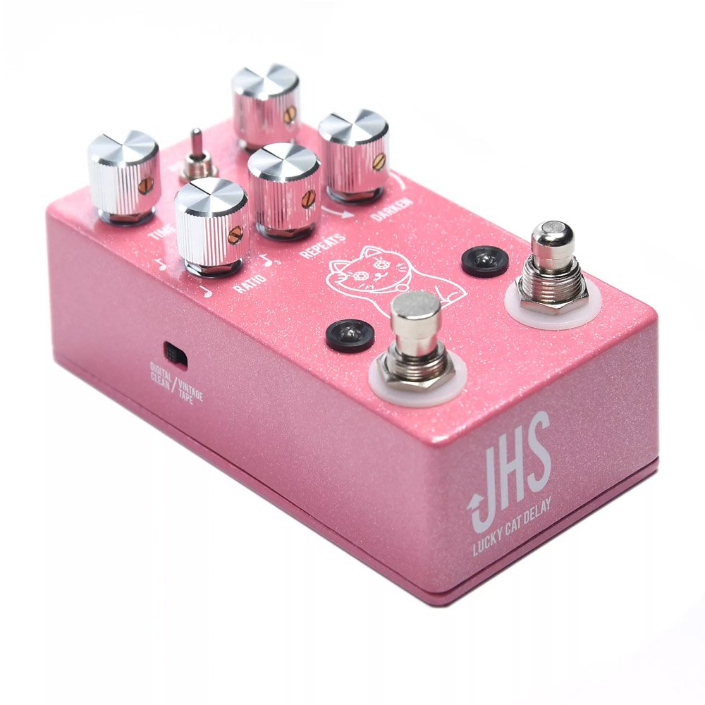 Amazon.com: Jhs Lucky Cat Delay Pedal de efectos de guitarra