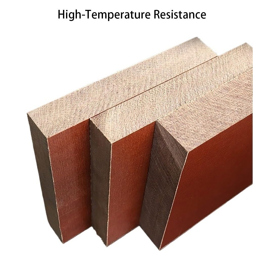 Insulation Electrical Board, 5pcs Phenolic Bakelite Sheet Composite Insulated Glulam Board Electrical Wooden Fabric Plate Resin Laminate