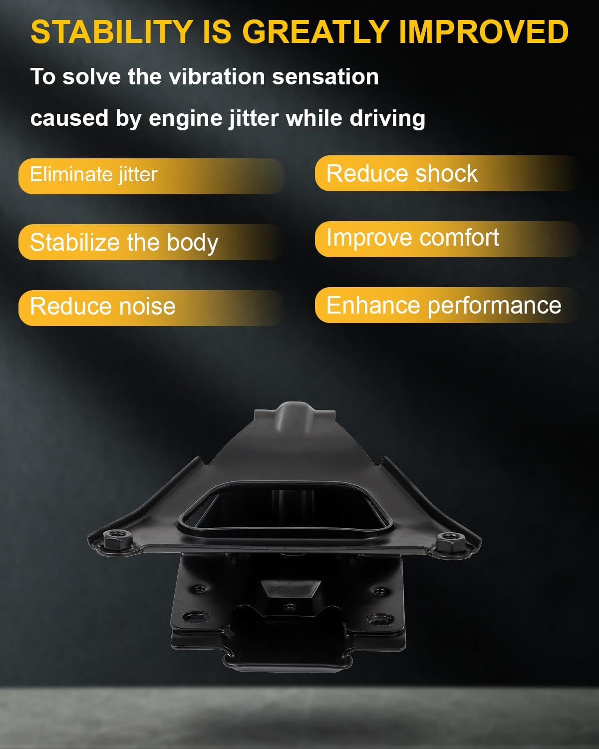 OCPTY Front Left Right Engine Motor Mount Torque Strut Mount Set for Chevrolet Impala Monte Carlo & for Buick Allure Lacrosse Regal & for Oldsmobile Intrigue & for Pontiac Grand Prix, V6 3.8L 4PCS