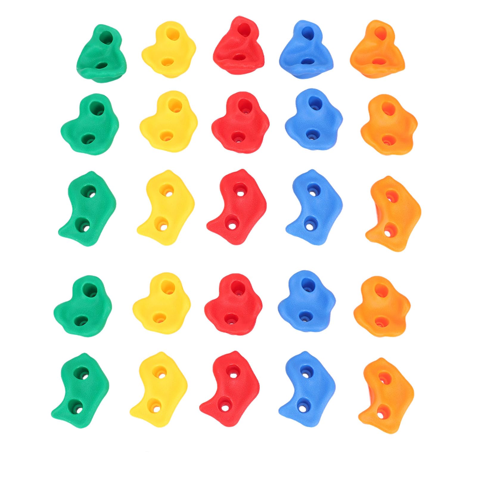 Brrnoo Set Parete Arrampicata per Bambini Multicolore, Rocce Gioco Sicure