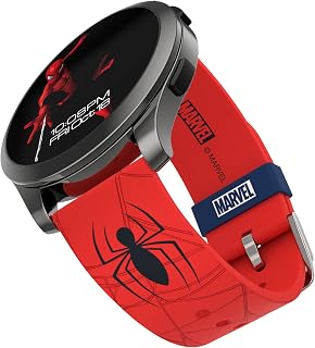 MobyFox MARVEL - Spider-Man Insignia Samsung & Android Smartwatch Band – Officially Licensed (watch not included) - 22mm