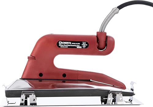 Miniatura 7 de Roberts 10-282G-2 Deluxe Heat Bond - Plancha con base ranurada antiadherente color rojo