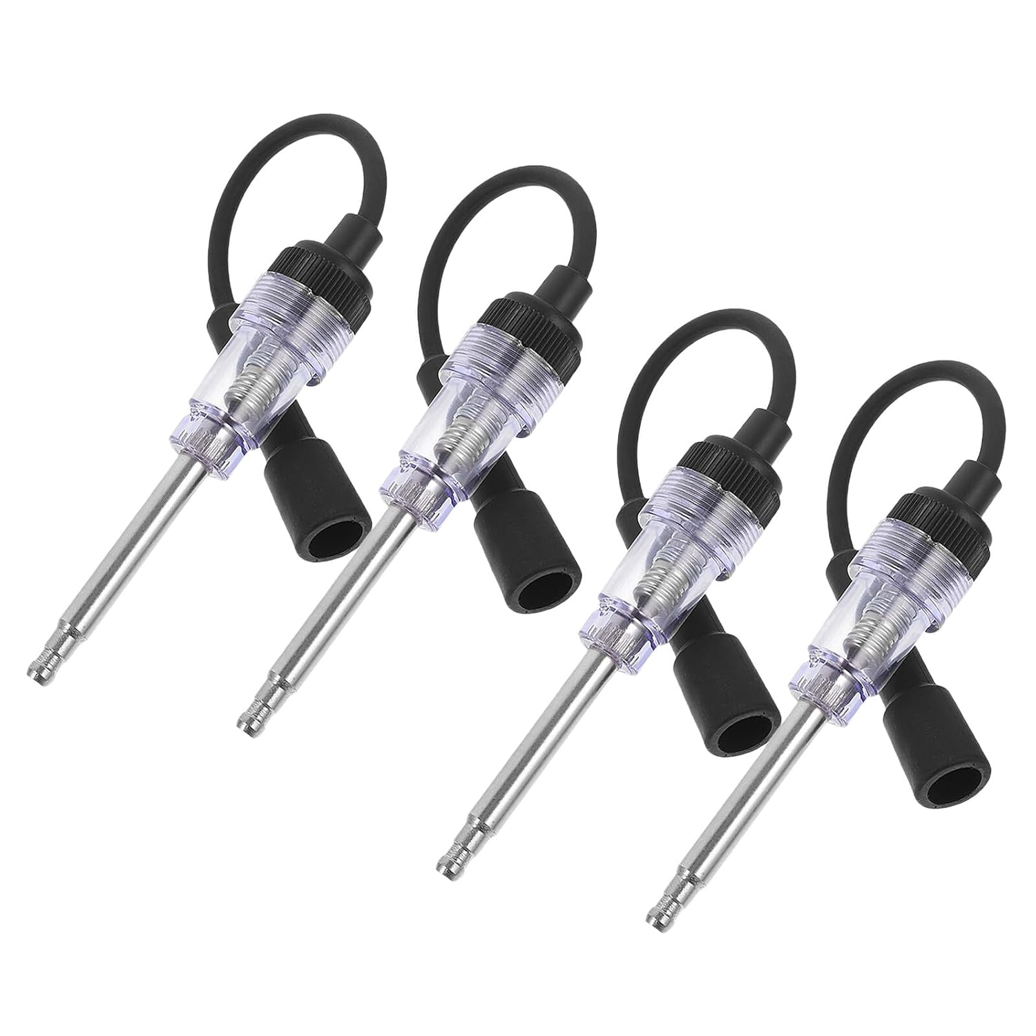 4pcs Automotive Ignition Coil Tester and Inline Spark Plug Tester Pen for Car Engine Ignition System Diagnostic for Small Engines