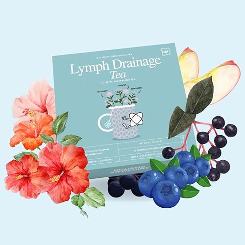 Miniatura 7 de CoLymph Functionalitea té de drenaje linfático, té de hierbas holístico para apoyar el drenaje linfático, reducir la retención de agua, la