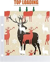 Vista 5 de Protectores de páginas de álbumes de recortes de 12 x 12 pulgadas, paquete de 50 unidades, pesados, carpeta de recortes y páginas de repuesto