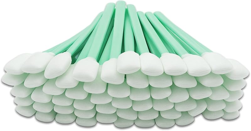 50 hisopos de limpieza de espuma: aplicadores antiestáticos sin pelusa para impresoras, cámaras, lentes ópticas y equipos electrónicos