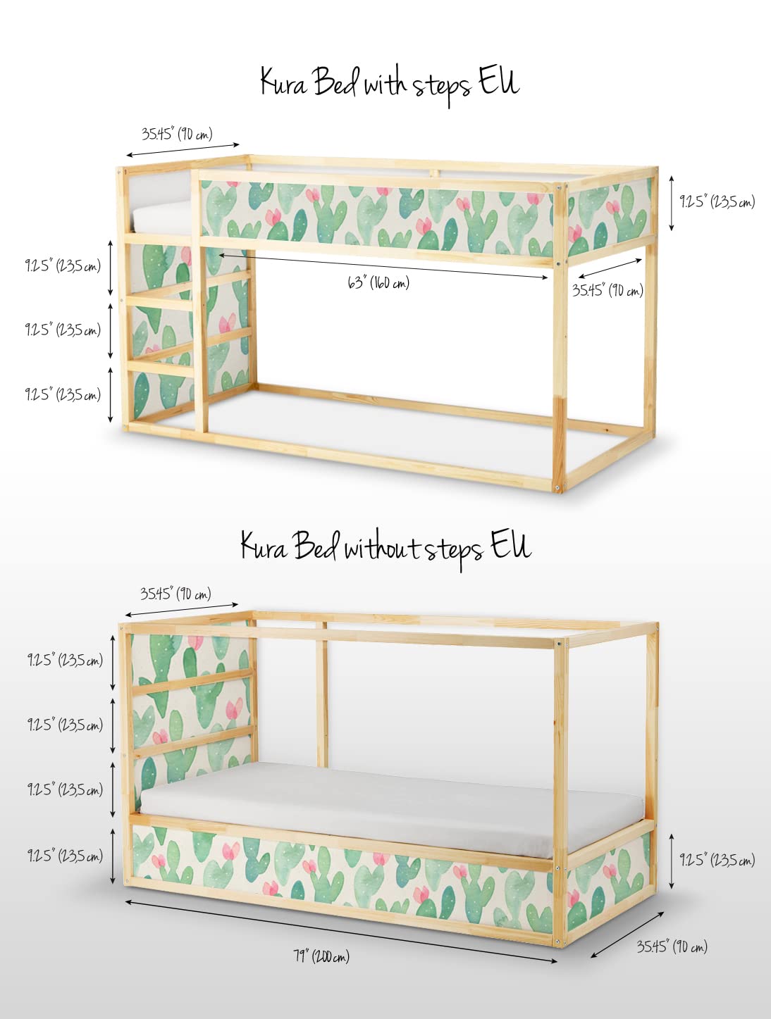 Coloray Conjunto de Pegatinas Cama Kura Para Niños Pegatina Set - Flores presidenciales