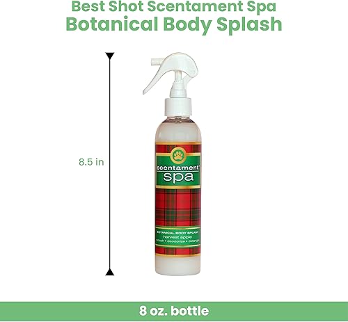 Vista 86 de Best Shot Scentament Spa Botanical Body Splash, Body Spray for Pets, Cat and Dog Cologne Spray, Lavender Aloe, 8 Oz.