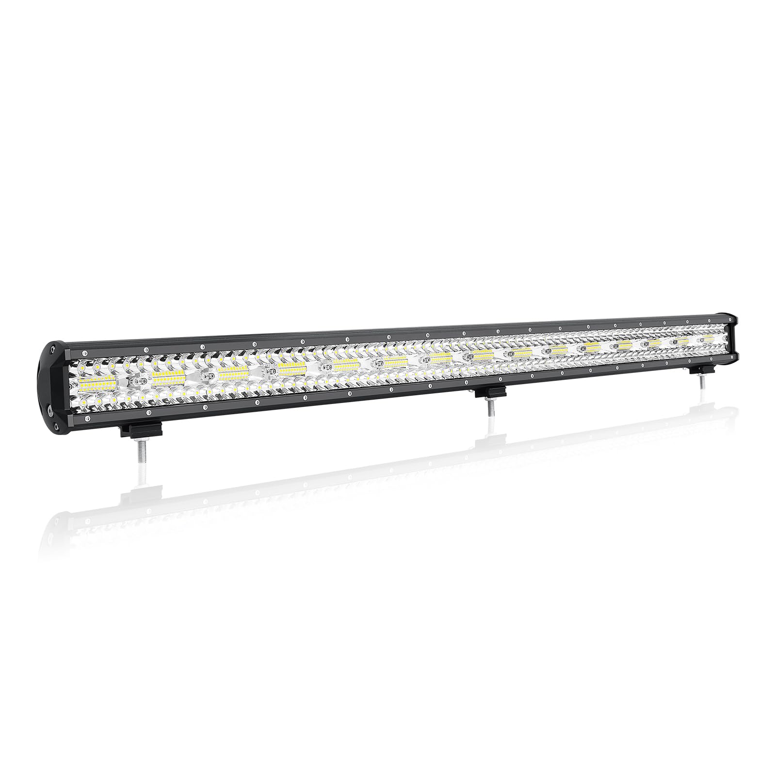 Willpower Barra LED 107cm 42 Pollici 900W Barra Luci LED 12V 24V Combo Fascio Spot e Inondazione Faretti Faro da Lavoro per Fuoristrada Auto Trattore Camion 4x4 Barca ATV