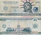 Billete de banco US 100 dólares Souvenirschein U.S. no circulado 2022 Estado de Estados Unidos Nueva York Freiheitsstatue (dinero para coleccionistas, sin medio de pago)