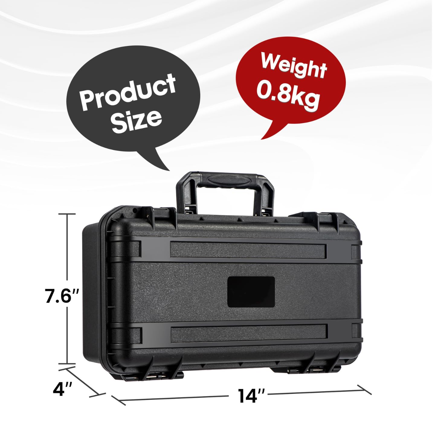 Zhixteu Funda Rígida para ROG Xbox Ally / Xbox Ally X, Bolsa de Almacenamiento, Funda de Viaje Portátil, Organizador para Consola de Juegos a Prueba de Caídas, 36,5 x 19,5 x 10,5 cm