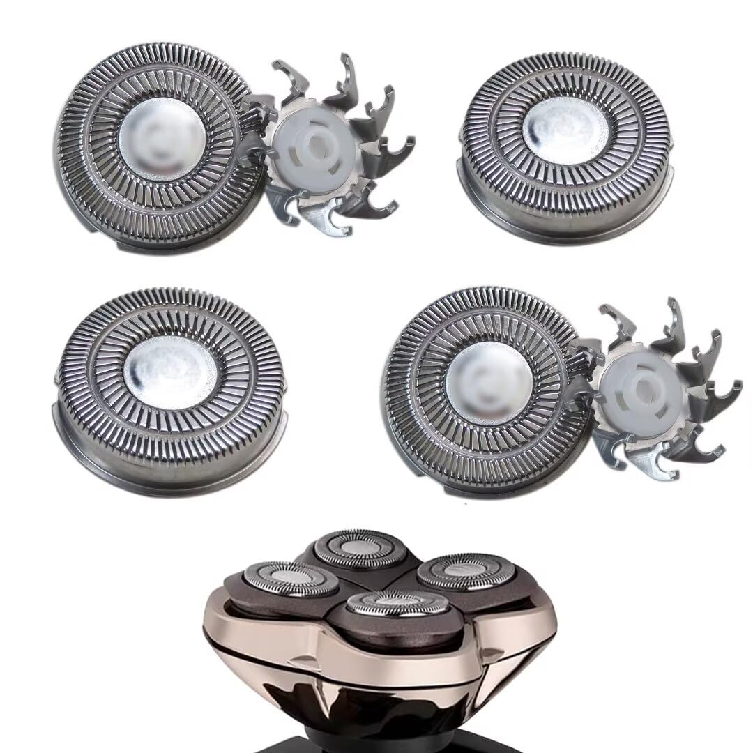 4 Pack Shaver Head Replacement Blade Work for Skull Shaver Pitbull Gold PRO/Skull Shaver Pitbull Silver PRO/Skull Shaver Pitbull Platinum PRO by YTXXDEUS