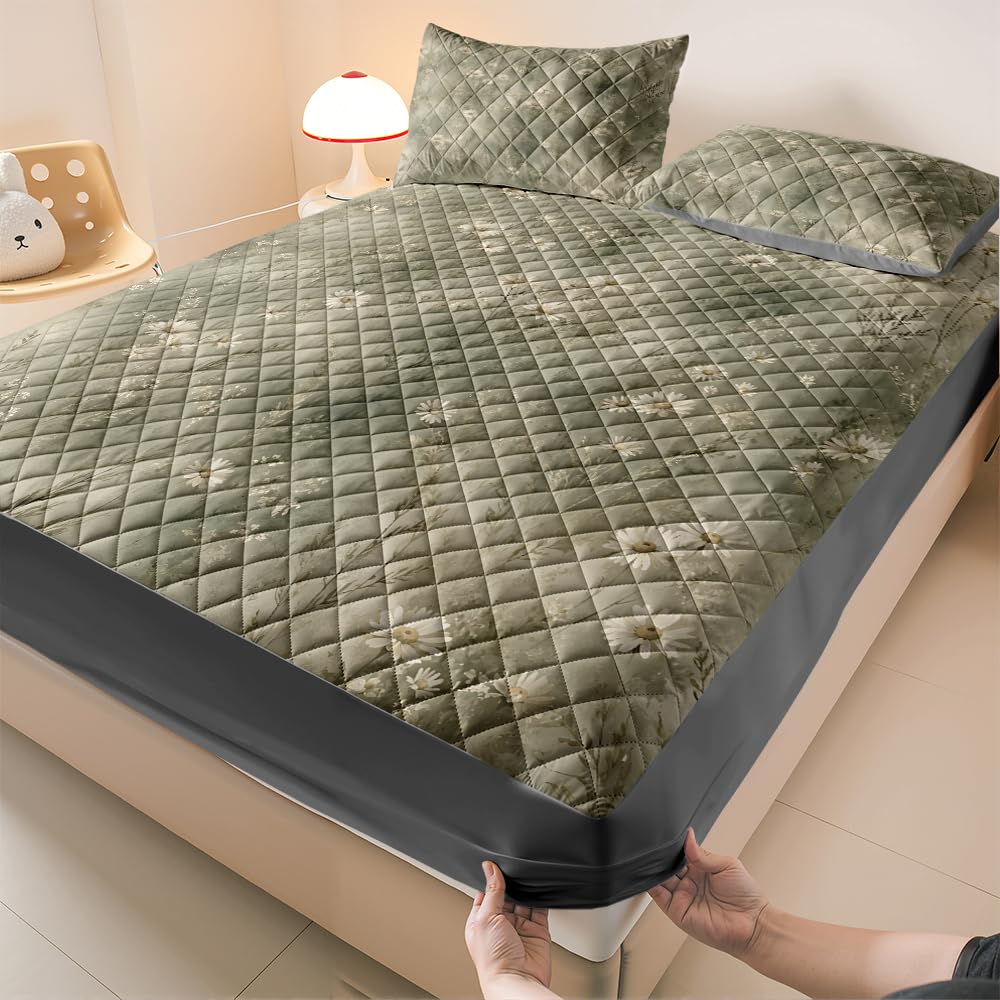 Morbuy Alèse Imperméable Matelassée (Daisy 4,200x220cm)
