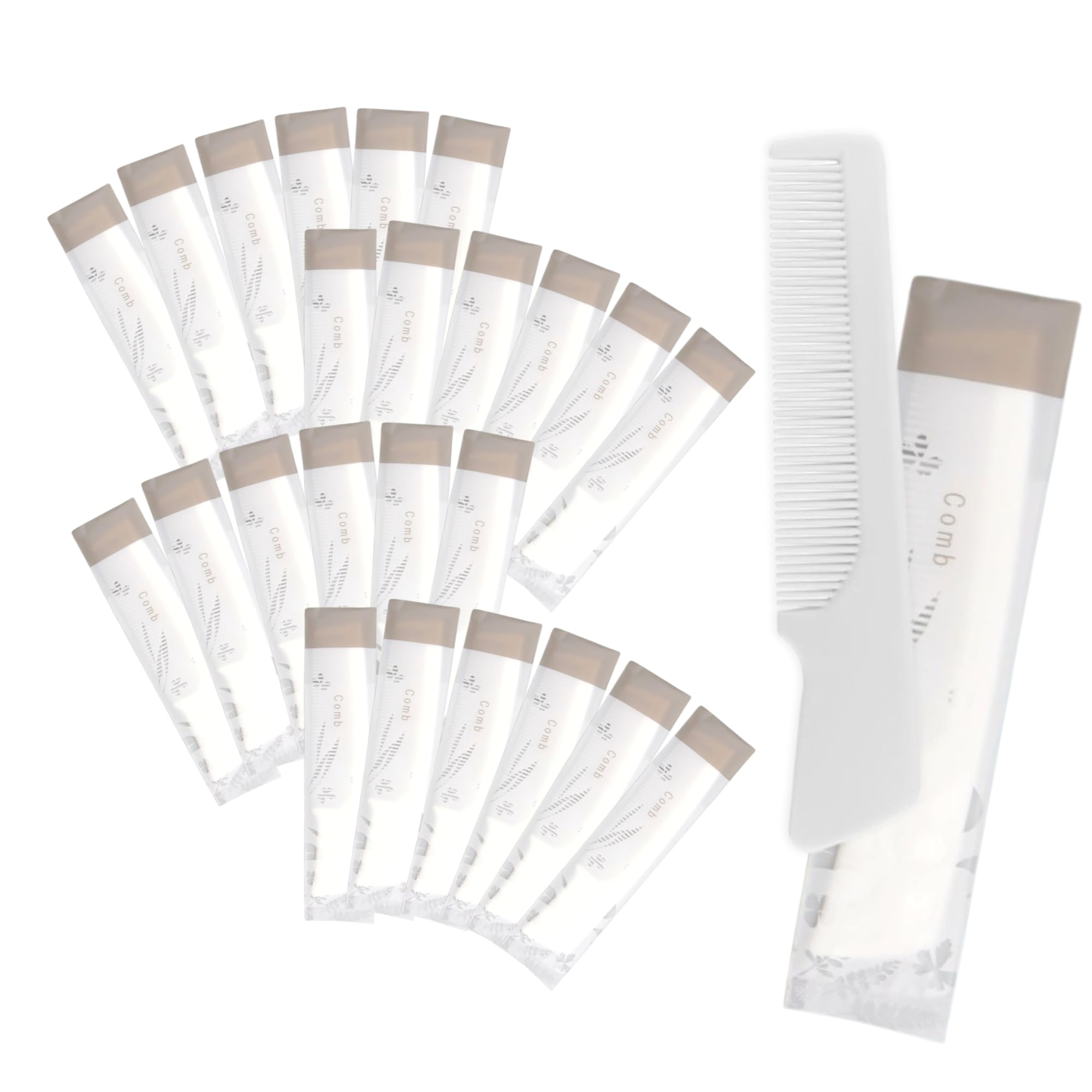 Amazon | 【高級ホテル御用達】 コーム ヘアブラシ 使い捨て 個包装
