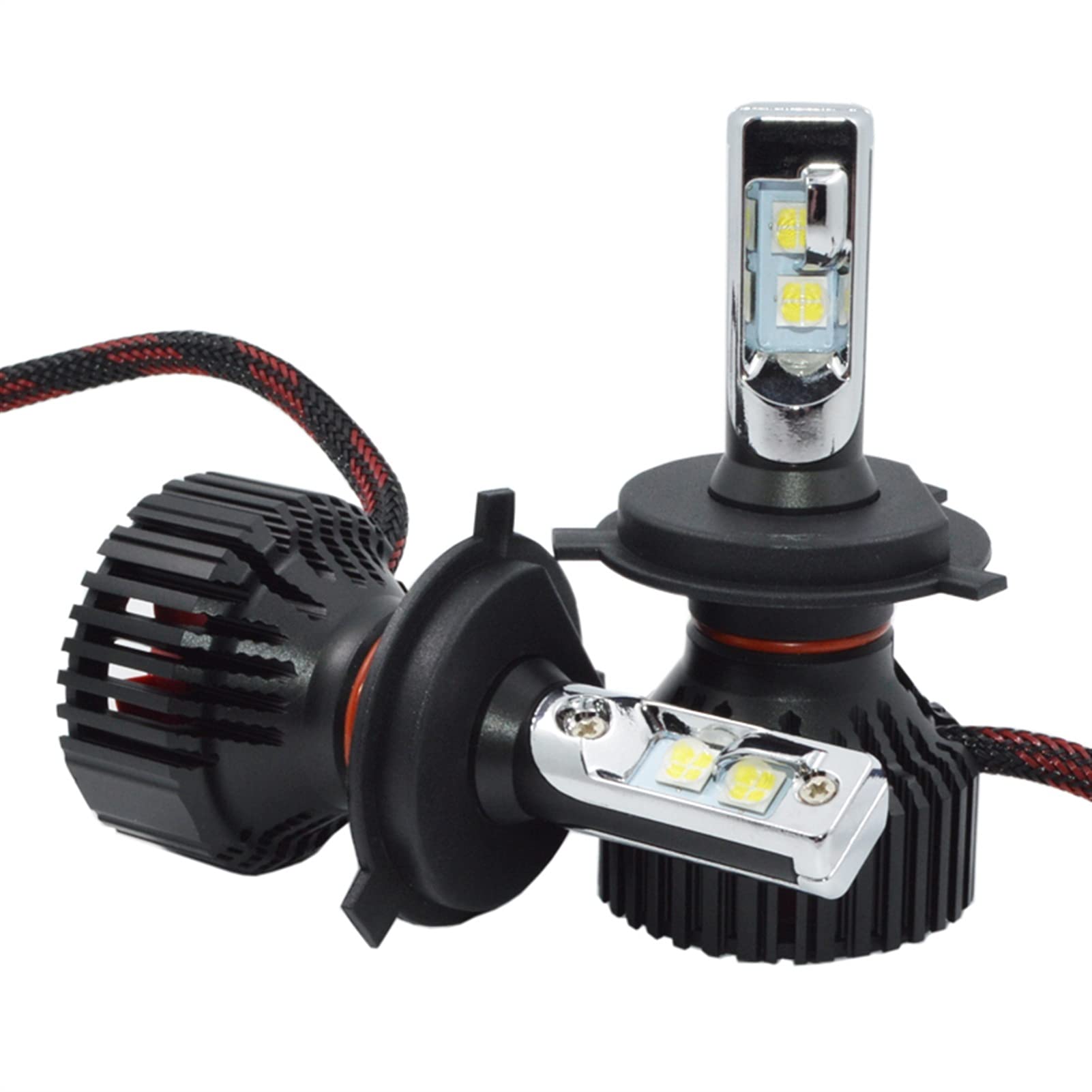 Phares Ampoules de Phare Ampoule LED Phare de Voiture Haute Power Lampe de Voiture Blanc 6000K H4 LED H7 H11 9005 HB3 9006 HB4 60W Car Style (Socket Type : 9006/HB4)