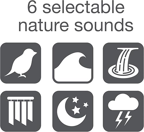 Miniatura 6 de Jensen JCR-360 JCR-360 Lámpara de estado de ánimo FM Digital Dual-Alarm Reloj Radio con Sonidos de la Naturaleza