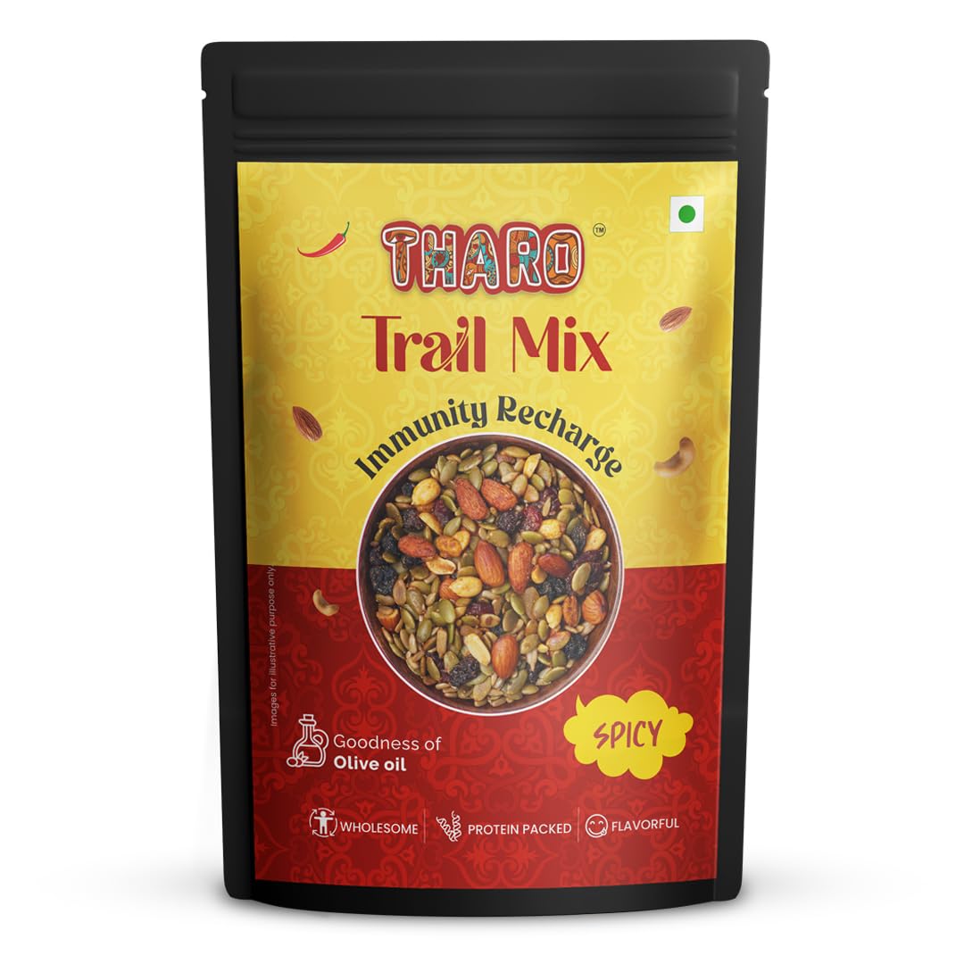 See full amazon price history chart for THARO Spicy Roasted Trail MIX | 200 grams | Contains Almonds, Cashews, Roasted Peanuts, Pumpkin Seeds, Sunflower Seeds, Cranberries | Goodness of Olive Oil | Spicy Flavor THARO Spicy Roasted Trail MIX | 200 grams | Contains Almonds, Cashews, Roasted Peanuts, Pumpkin Seeds, Sunflower Seeds, Cranberries | Goodness of Olive Oil | Spicy Flavor (B0CYQ62VDM) Amazon Price History, Amazon Price Tracker