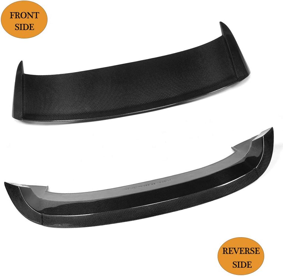 A3 Rear Spoiler fits for Audi A3 Base 4Door Hatchback 2014-2018 Carbon Fiber CF Roof Window Top Wing Lip Factory Outlet (Not for A3 Sline & S3)