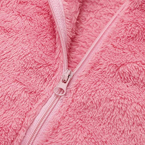 NLGToy Casaco de lã para meninas com capuz infantil sem mangas casaco e jaqueta de inverno para meni