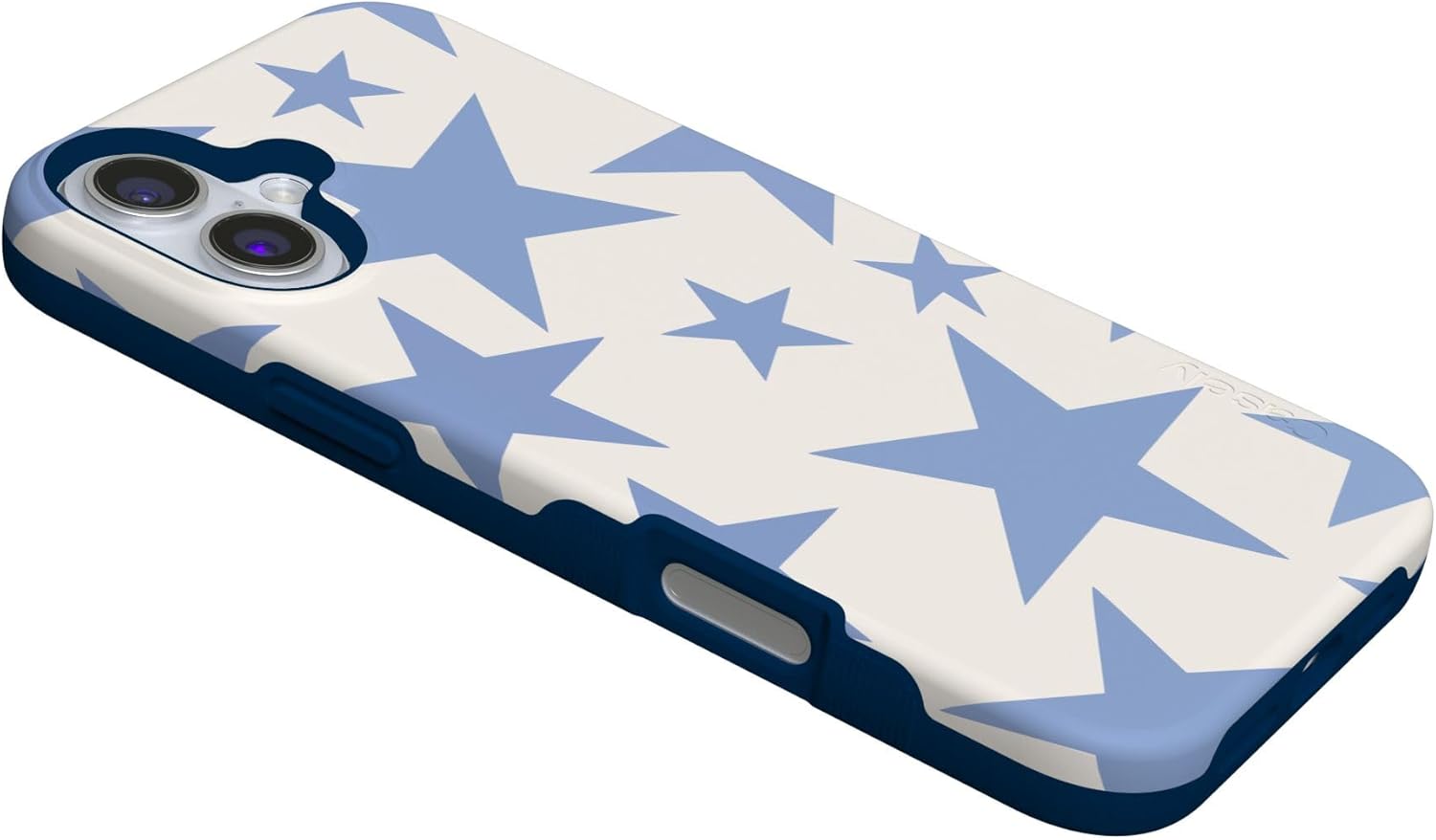 Casely iPhone 16 Case | Stars Align | Blue & White Stars | Bold Protective Design | Compatible with MagSafe
