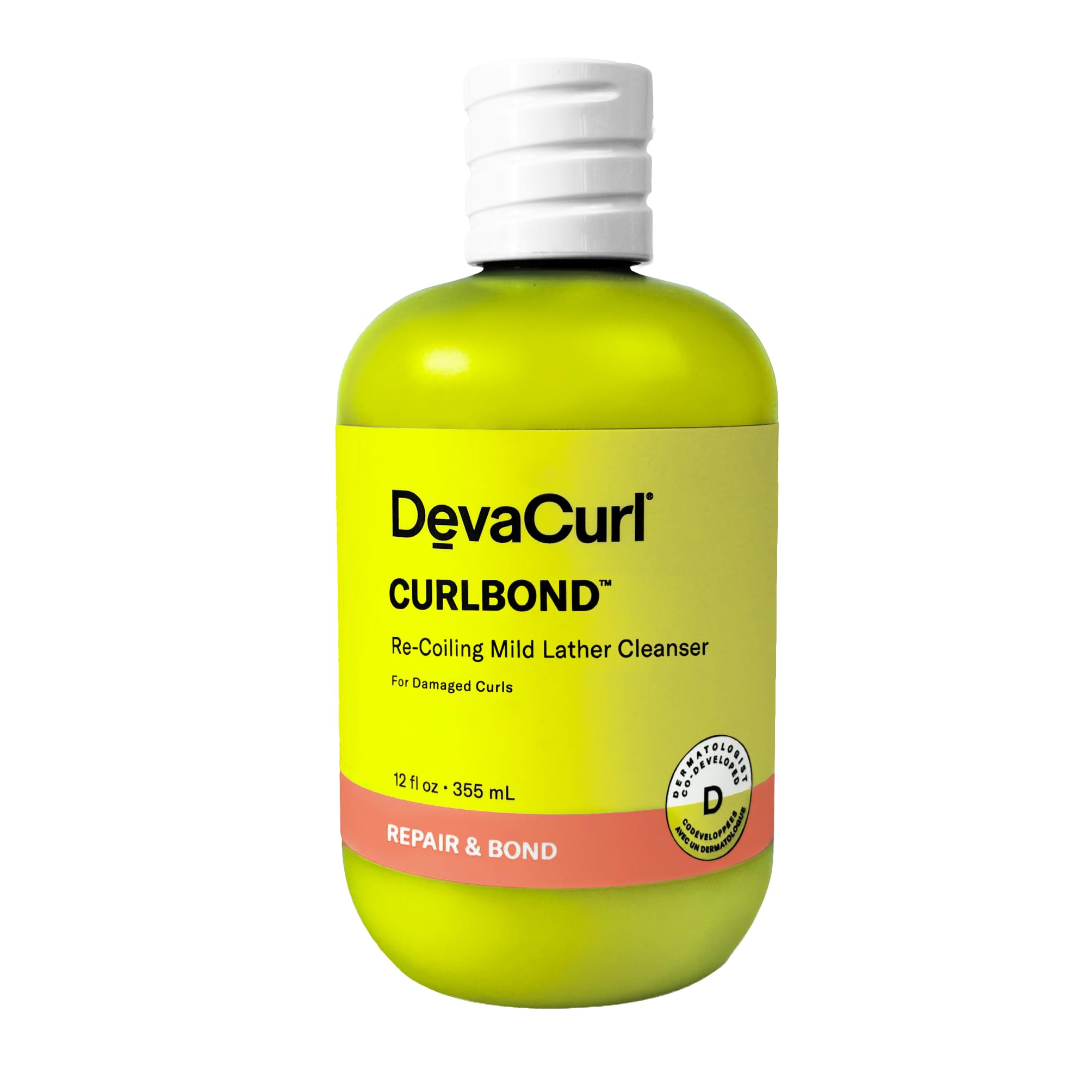 Deva Curl CurlBond Re-Coiling Mild Lather Cleanser, Cozy Getaway, 12 fl. oz.
