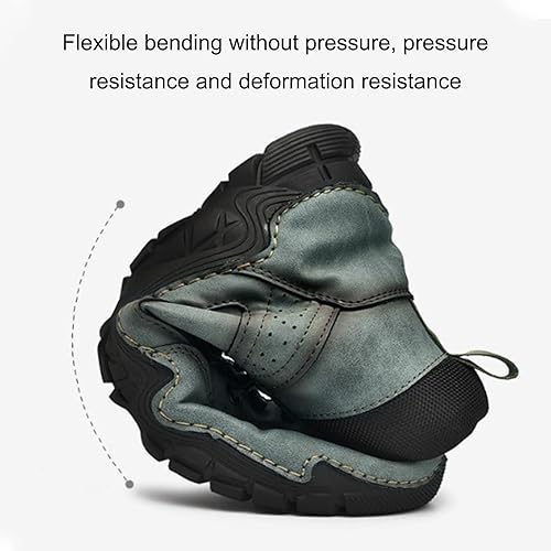 Miniatura 3 de PURCHAWEE Zapatillas de senderismo antideslizantes para hombre, transpirables, ligeras, suaves, para senderismo, caza, botas Chukka