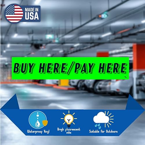 Miniatura 3 de Versa-Tags Calcomanías de eslogan de vinilo verde Chartreuse Paquete de 12 para publicidad de parabrisas de concesionarios de automóviles,