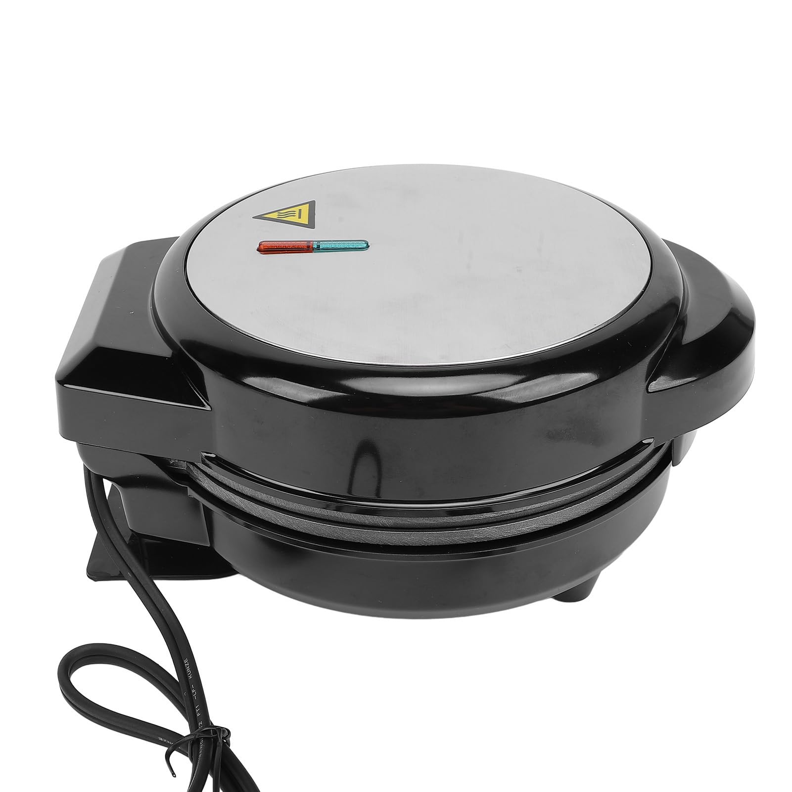 Máquina para Hacer Pizza Eléctrica Profesional, Máquina para Pizza de Encimera de 850 W, Horno para con Placas Antiadherentes de 12 Pulgadas, Calefacción Uniforme para (Enchufe europeo 220V)