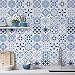 Timeet Blue Wallpaper Peel and Stick Wallpaper Glossy Contact Paper Self Adhesive Film Peel and Stick Wallpaper Decorative Contact Paper for Countertop Kitchen Shelf Drawers Liner 17.7"x78.7"