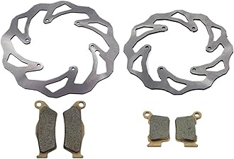 Brake disc Motorcycle Front Rear Brake Discs Rotors Set Fit for K-tm SX SXC SXF EXC EXCF XC F XCW Supermoto 125 250 300 350 450 500 1998-2020 Brake disc kit(Set 2)