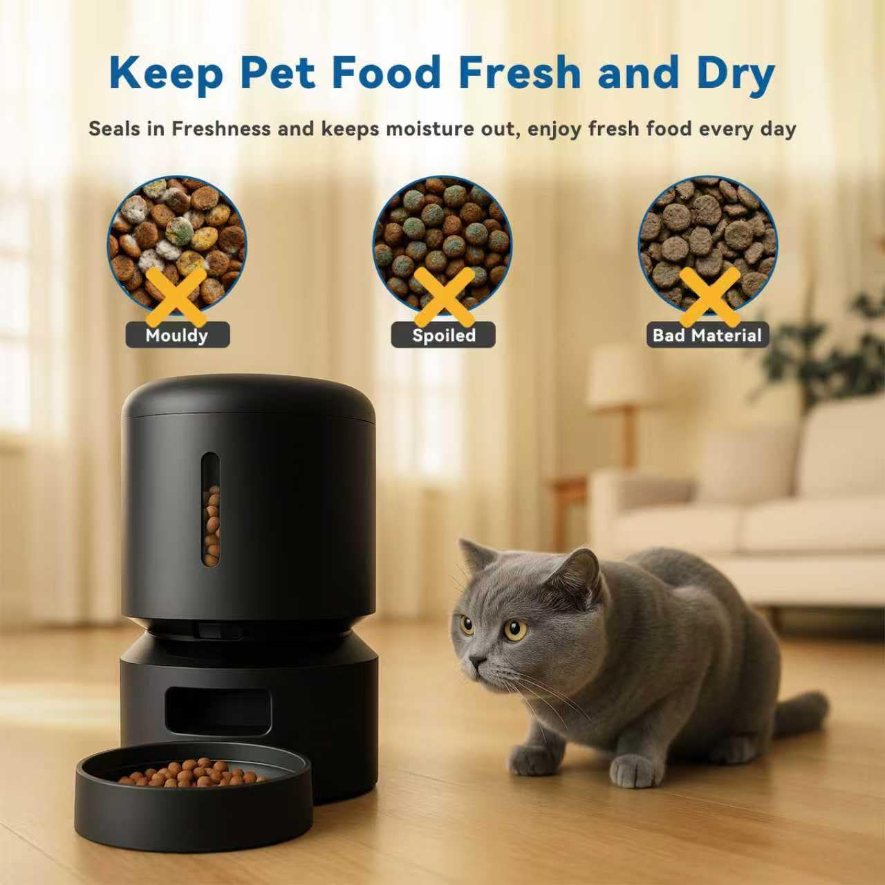 16 Pack Pet Food Desiccant Bags for Petlibro Automatic Cat Dog Feeders, Keep Pet Food Dry and Fresh, Compatible with Petlibro Models PLAF001, PLAF002, PLAF101, PLAF005, PLAF006, PLAF103, PLAF203 - 4