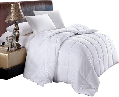 Miniatura 3 de Royal Hotel - Edredón de plumón blanco alternativo - Inserto de edredón acolchado King - Edredón hipoalergénico para todas las estaciones con