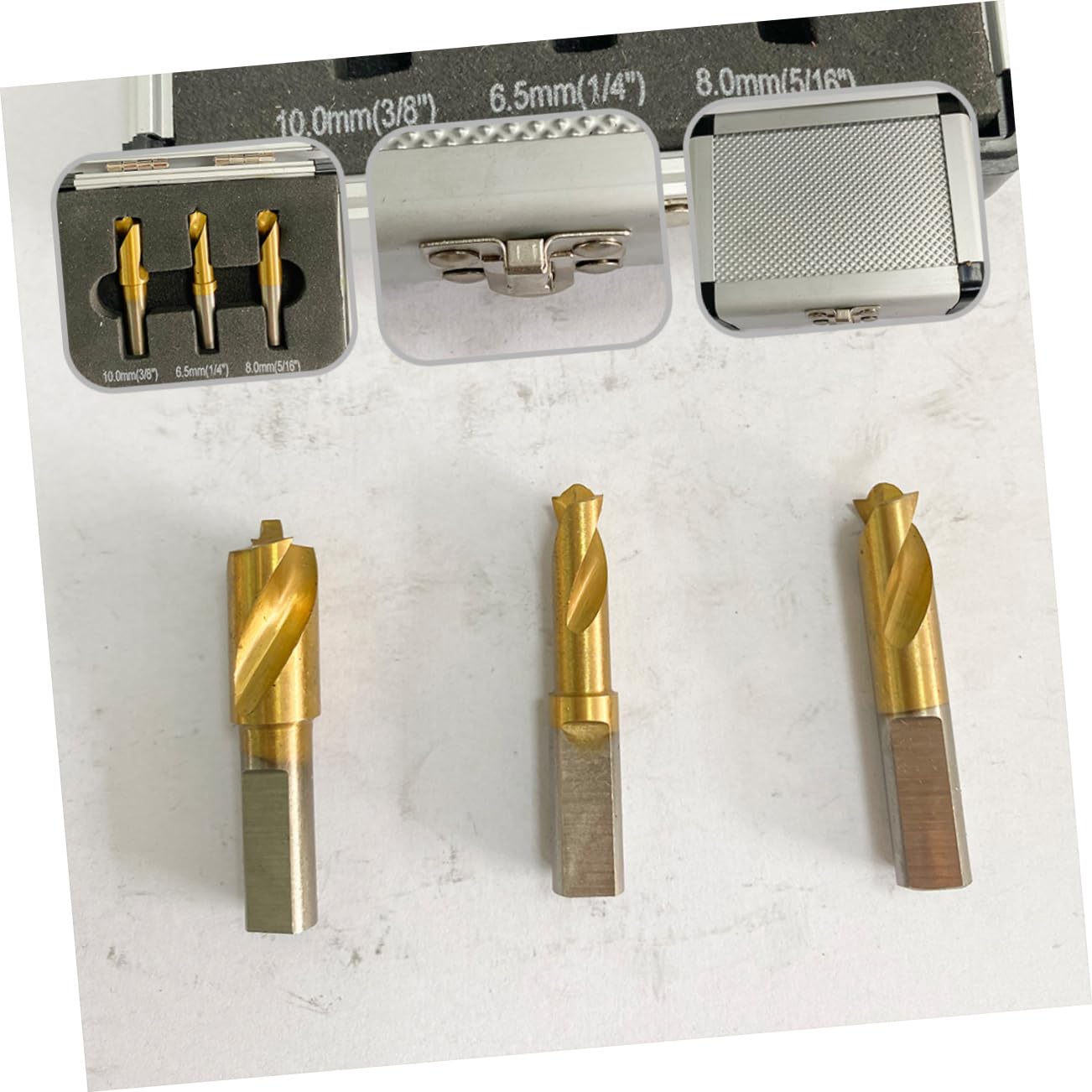Spot Welding Cutter Drill Bit Set, Hss Cobalt 6.5mm 8mm 10mm