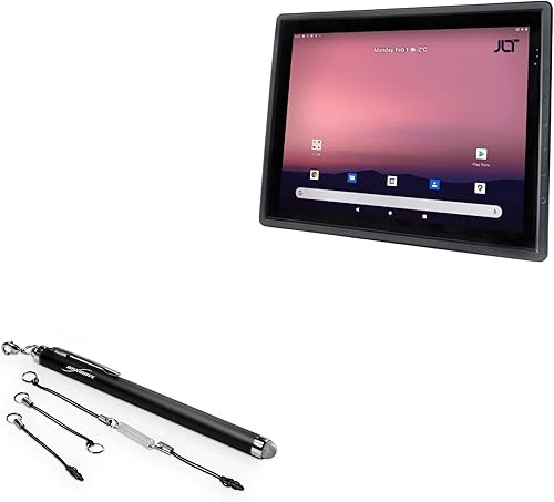 BoxWave - Lápiz capacitivo compatible con JLT Mobile JLT6012, lápiz capacitivo EverTouch, punta de fibra para JLT Mobile JLT6012, color negro