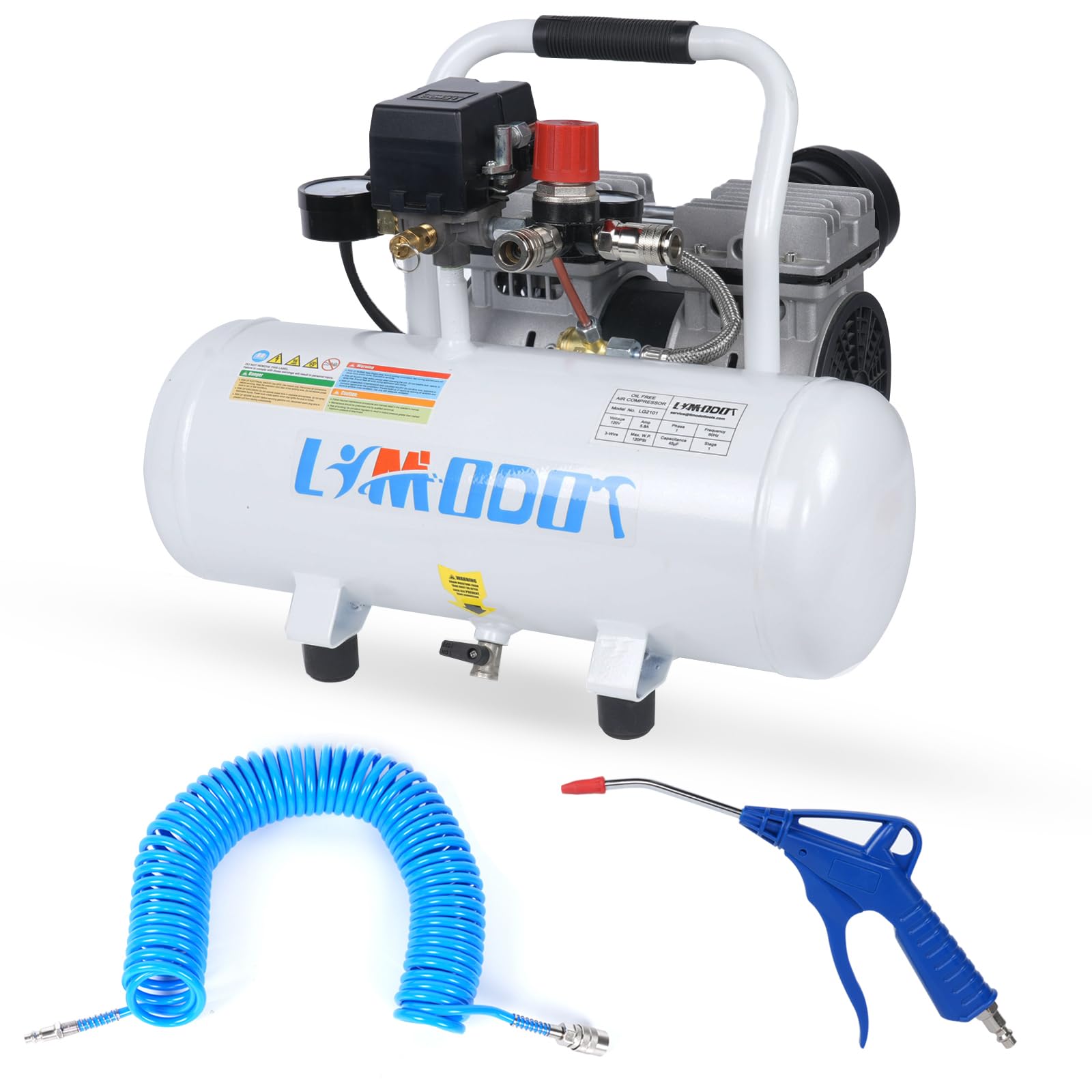 Buy Limodot Air Compressor, Ultra Quiet Air Compressor, Only 60dB, 2