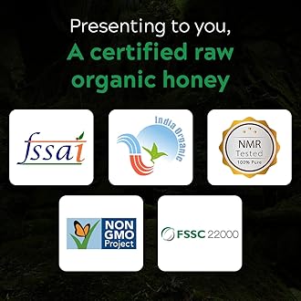 Nature's Nectar Raw Organic Honey 400g | 100% Pure NMR Tested | Raw and Unprocessed