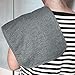 Arnzion Burp Cloths for Babies, Grey Black and White Set, 20 by 10 Inches 6 Layers, Cotton