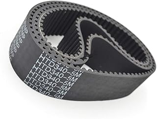 Lcuihua-Timing Belt 2pcs HTD 5M Timing Belt, Length 330/335/340/345mm, Width 15/20/25mm, 66/67/68/69 Teeth, HTD5M synchronous Belt 330-5M 335-5M 340-5M 345-5M Wide Range of uses