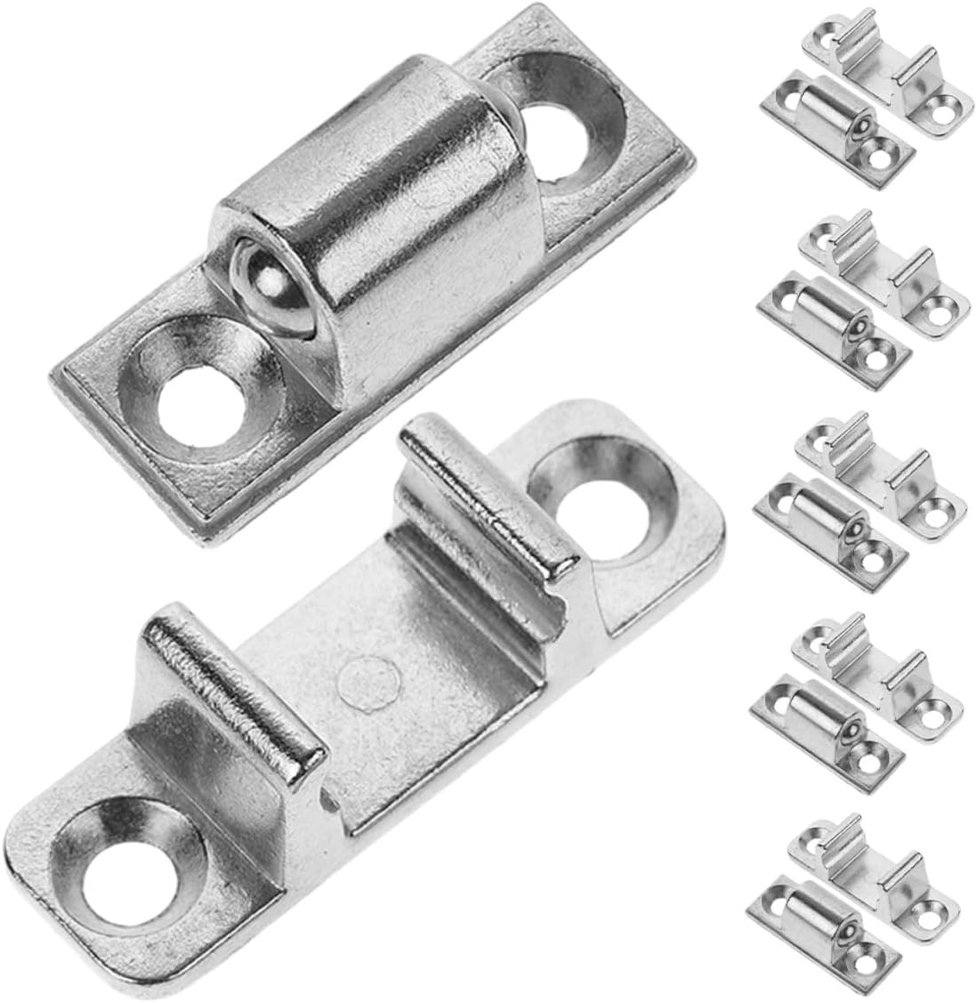 6pcs Range Hood Glass Panel Fasteners Metal Latch Screws Replacement Kitchen Appliance Door Catches Compatible Universal Range Hood Panels