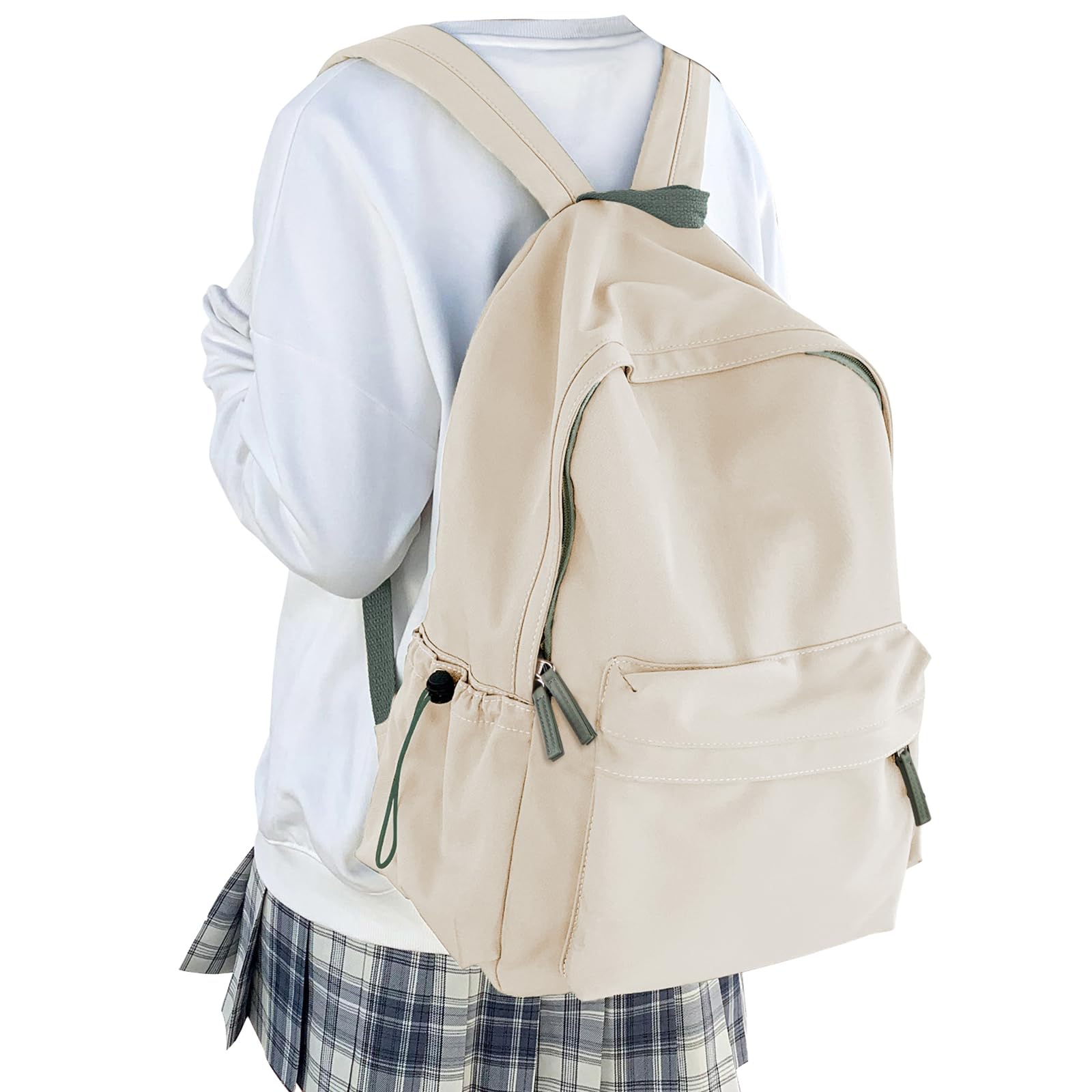 Cute School Backpack For Girls Boys Casual College Laptop Backpack Water Resistant High School Book Bag Lightweight Simple