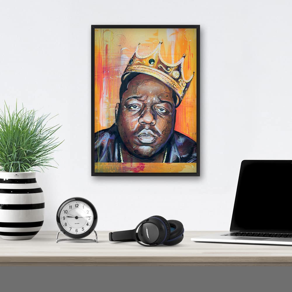 Hip Hop - Poster Rap 01 29,7 x 42 cm (A3) - incorniciato e firmato
