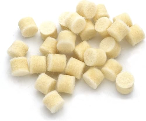 Yutoner Almohadillas de fieltro de limpieza rápida de 100 unidades para pistola de aire de rifle Yutoner Almohadillas de fieltro de limpieza rápida de 100 unidades para pistola de aire de rifle