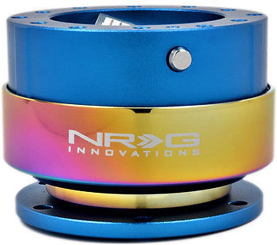 NRG SRK-200NB/MC Quick Release Kit Gen 2.0 New Blue Body/Neochrome Ring
