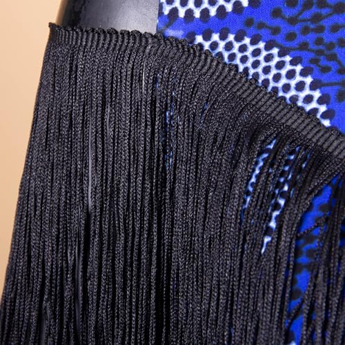 African Print Tassel Mermaid Long Dresses for Women Matching Couple Outfits Dashiki Men Clothes Shirt and Pant Sets3