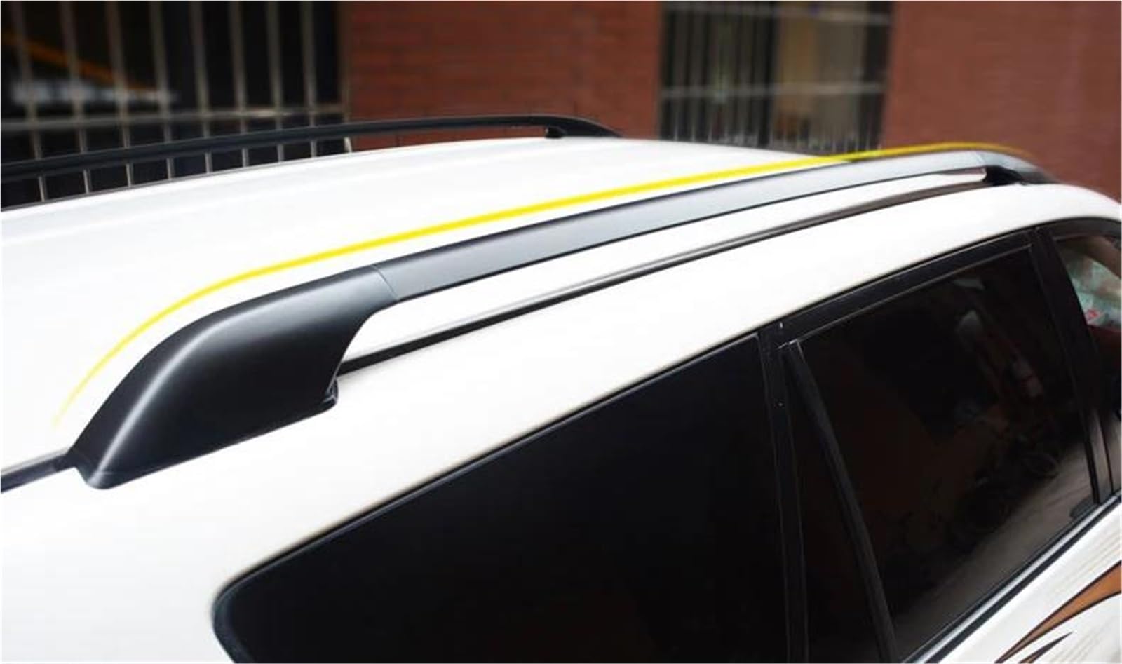 Barres Transversales Toit Barres De Toit en Alliage D'aluminium pour Toyota pour RAV4 pour RAV-4 2009 – 2012 Porte-Bagages Barre Transversale Supérieure Boîtes Rail(Argent)